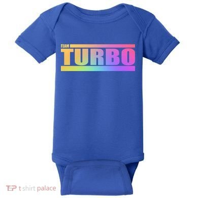 Team Turbo Challenge (Rainbow) Racing Great Gift Baby Bodysuit