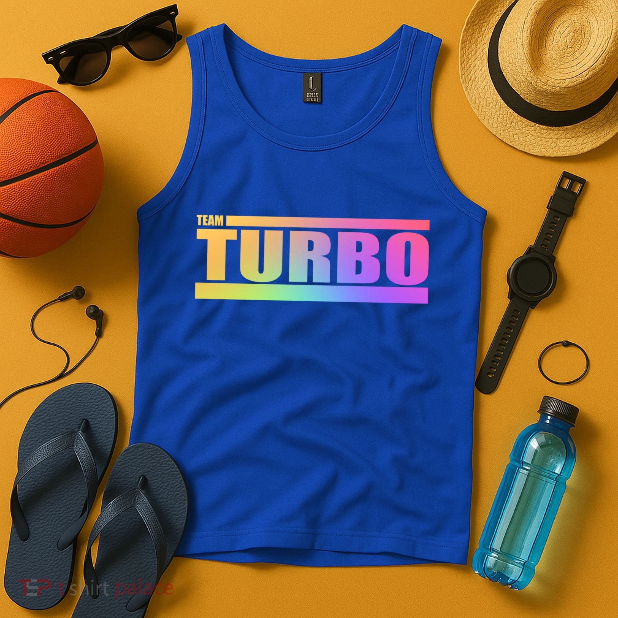 Team Turbo Challenge (Rainbow) Racing Great Gift Tank Top