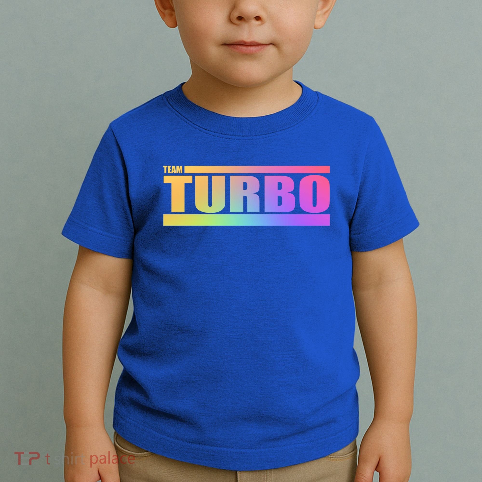 Team Turbo Challenge (Rainbow) Racing Great Gift Toddler T-Shirt