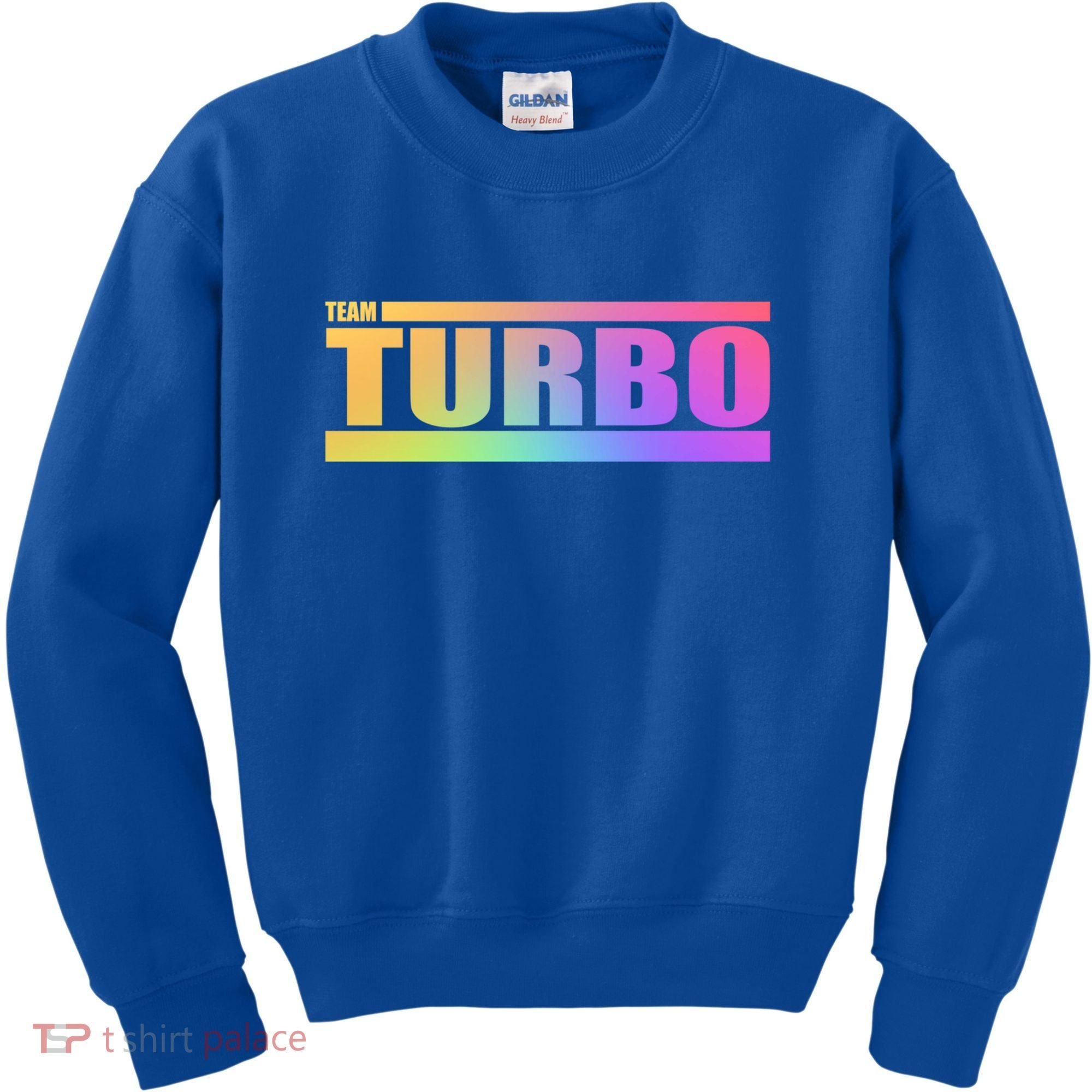 Team Turbo Challenge (Rainbow) Racing Great Gift Kids Sweatshirt