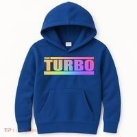 Team Turbo Challenge (Rainbow) Racing Great Gift Kids Hoodie thumb 0
