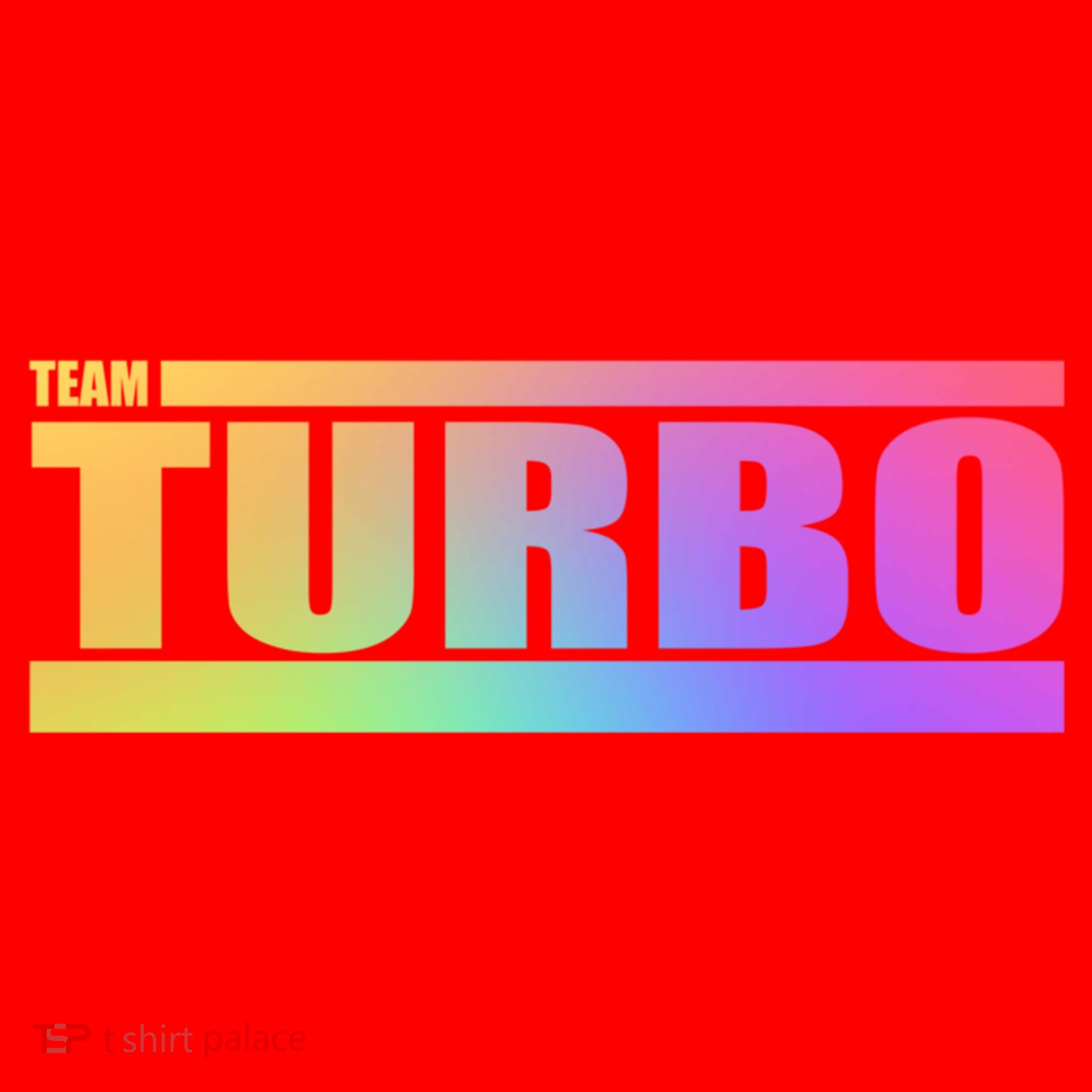 Team Turbo Challenge (Rainbow) Racing Great Gift Santa Hat