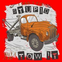 Tow Truck Driver I Can't Fix Stupid But I Can Tow It Santa Hat thumb 1