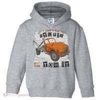 Tow Truck Driver I Can't Fix Stupid But I Can Tow It Toddler Hoodie thumb 0