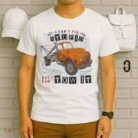 Tow Truck Driver I Can't Fix Stupid But I Can Tow It T-Shirt thumb 6