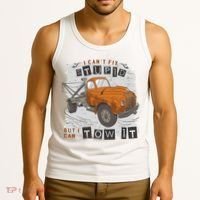 Tow Truck Driver I Can't Fix Stupid But I Can Tow It Tank Top thumb 3