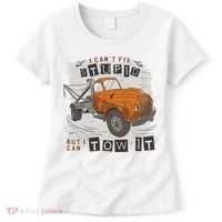 Tow Truck Driver I Can't Fix Stupid But I Can Tow It Women's T-Shirt thumb 0