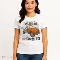 Tow Truck Driver I Can't Fix Stupid But I Can Tow It Women's T-Shirt thumb 4