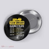 Tow Truck Driver Tow Driver Trucker Hourly Rate Tow Trucker Button thumb 0