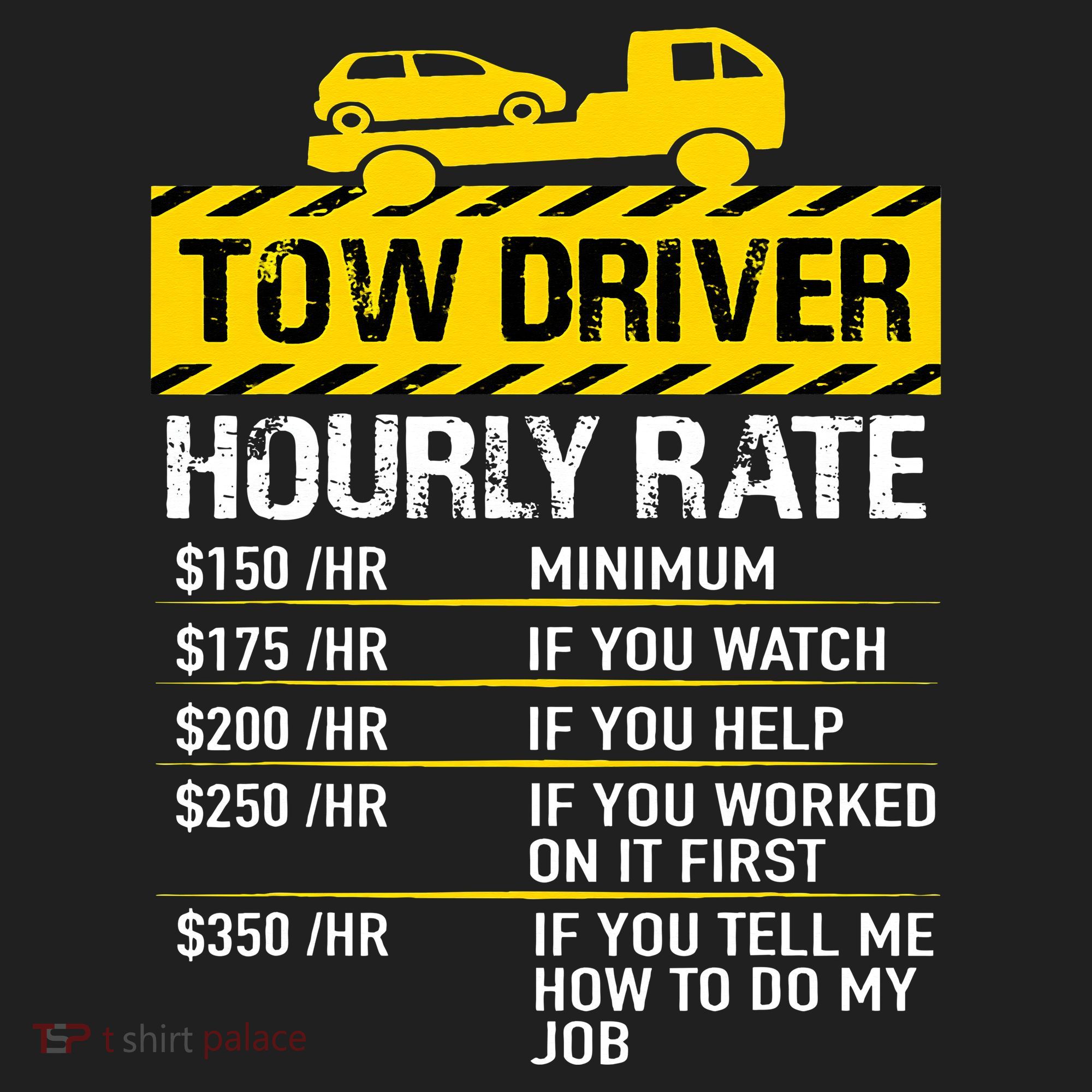 Tow Truck Driver Tow Driver Trucker Hourly Rate Tow Trucker Beanie