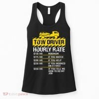 Tow Truck Driver Tow Driver Trucker Hourly Rate Tow Trucker Women's Tank Top thumb 0