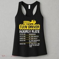 Tow Truck Driver Tow Driver Trucker Hourly Rate Tow Trucker Women's Tank Top thumb 3