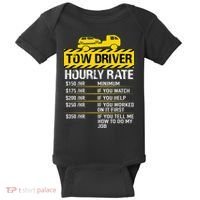 Tow Truck Driver Tow Driver Trucker Hourly Rate Tow Trucker Baby Bodysuit thumb 0