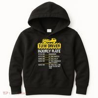 Tow Truck Driver Tow Driver Trucker Hourly Rate Tow Trucker Kids Hoodie thumb 0