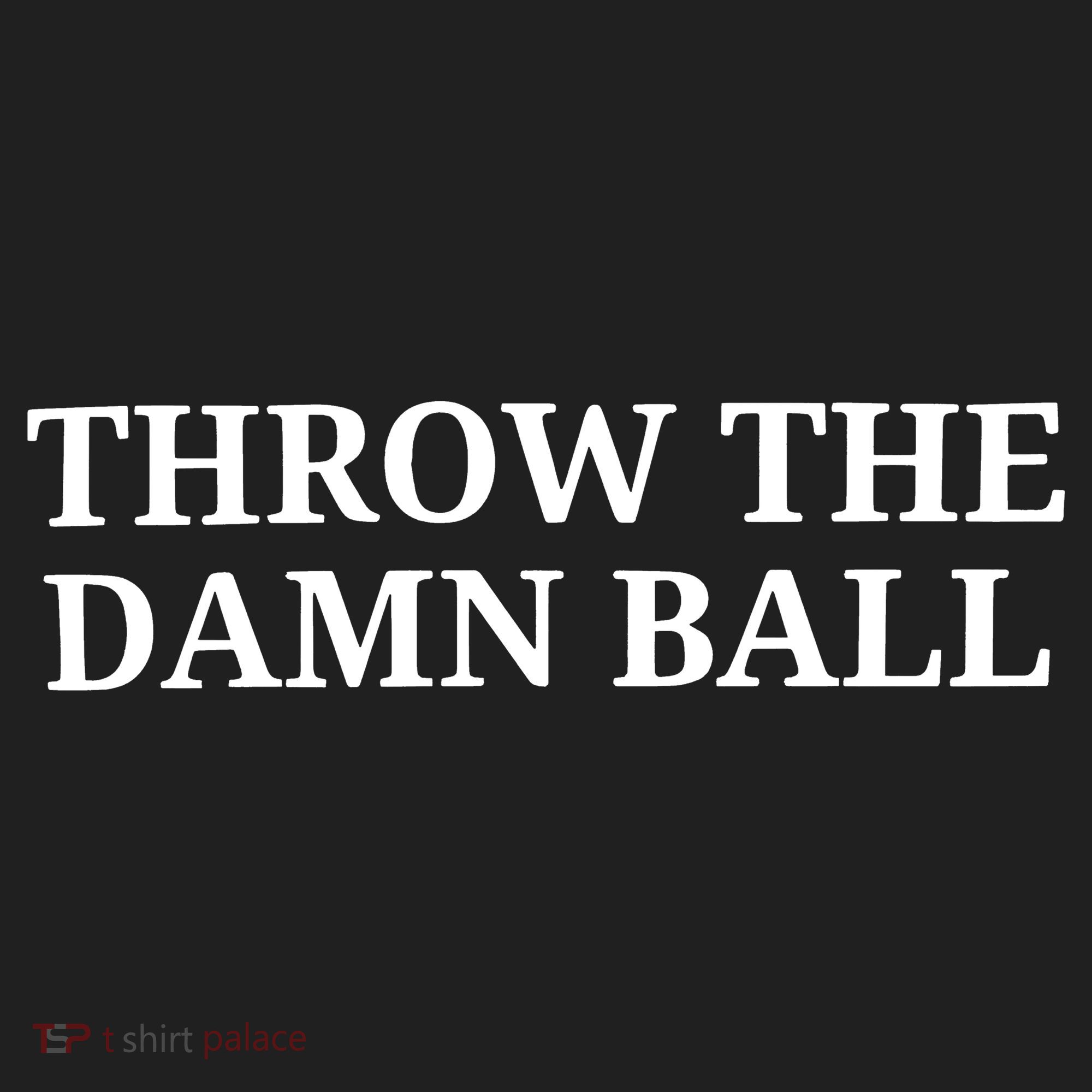 Throw The Damn Ball Golf Towel