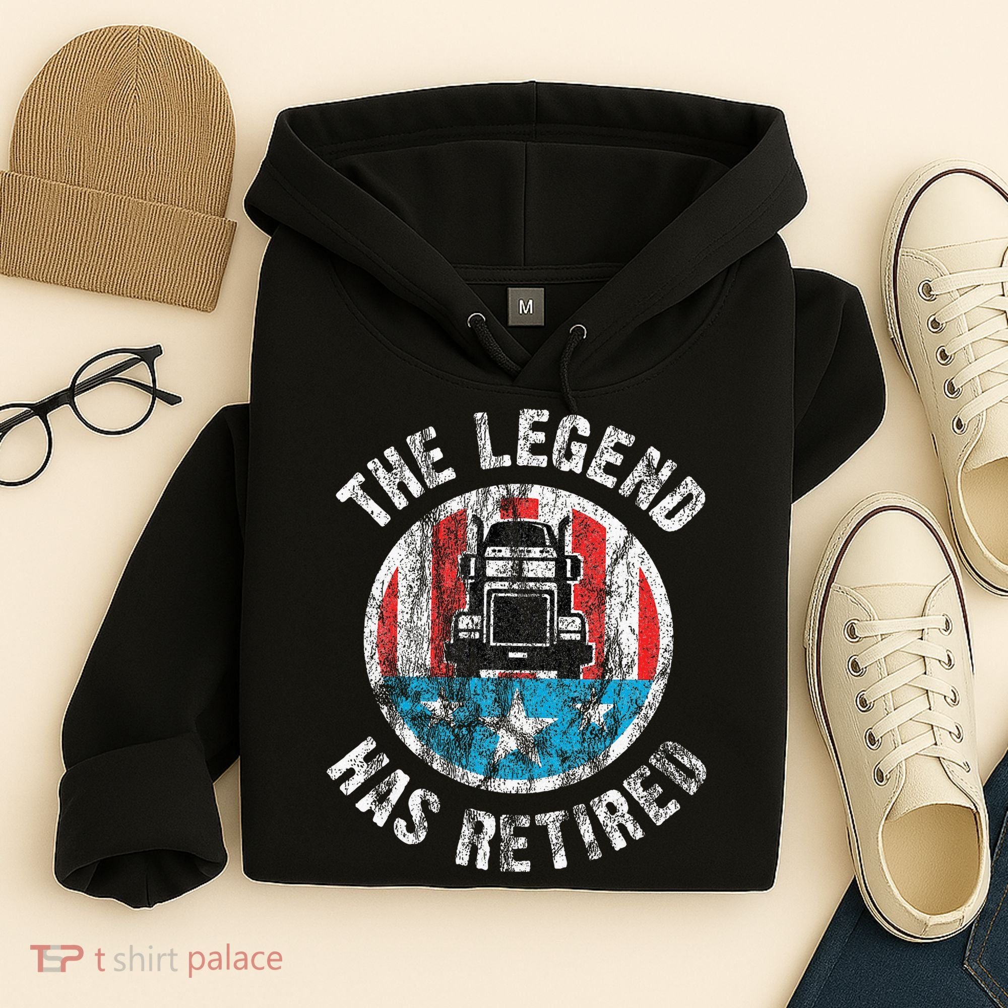 Truckers Truck Driver Retirement Hoodie