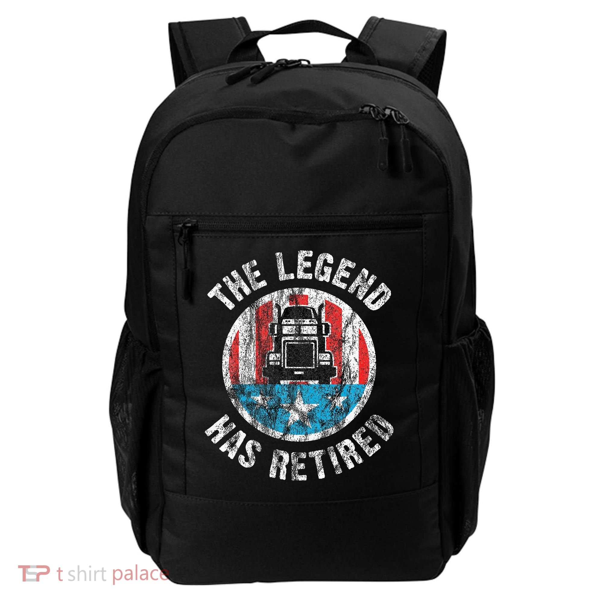 Truckers Truck Driver Retirement Backpack