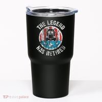 Truckers Truck Driver Retirement Tumbler thumb 0