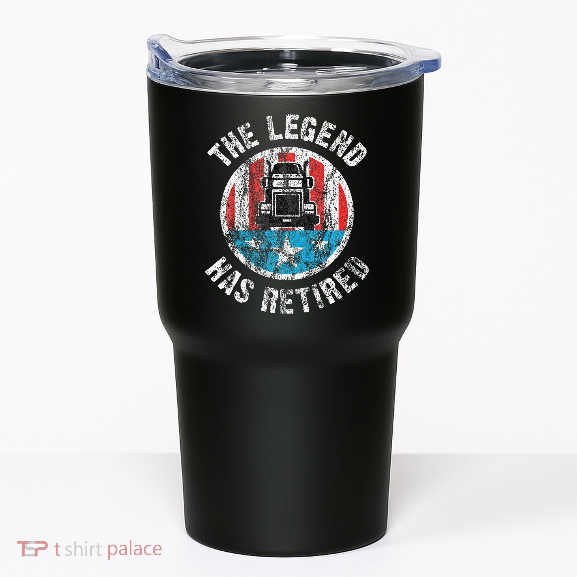 Truckers Truck Driver Retirement Tumbler