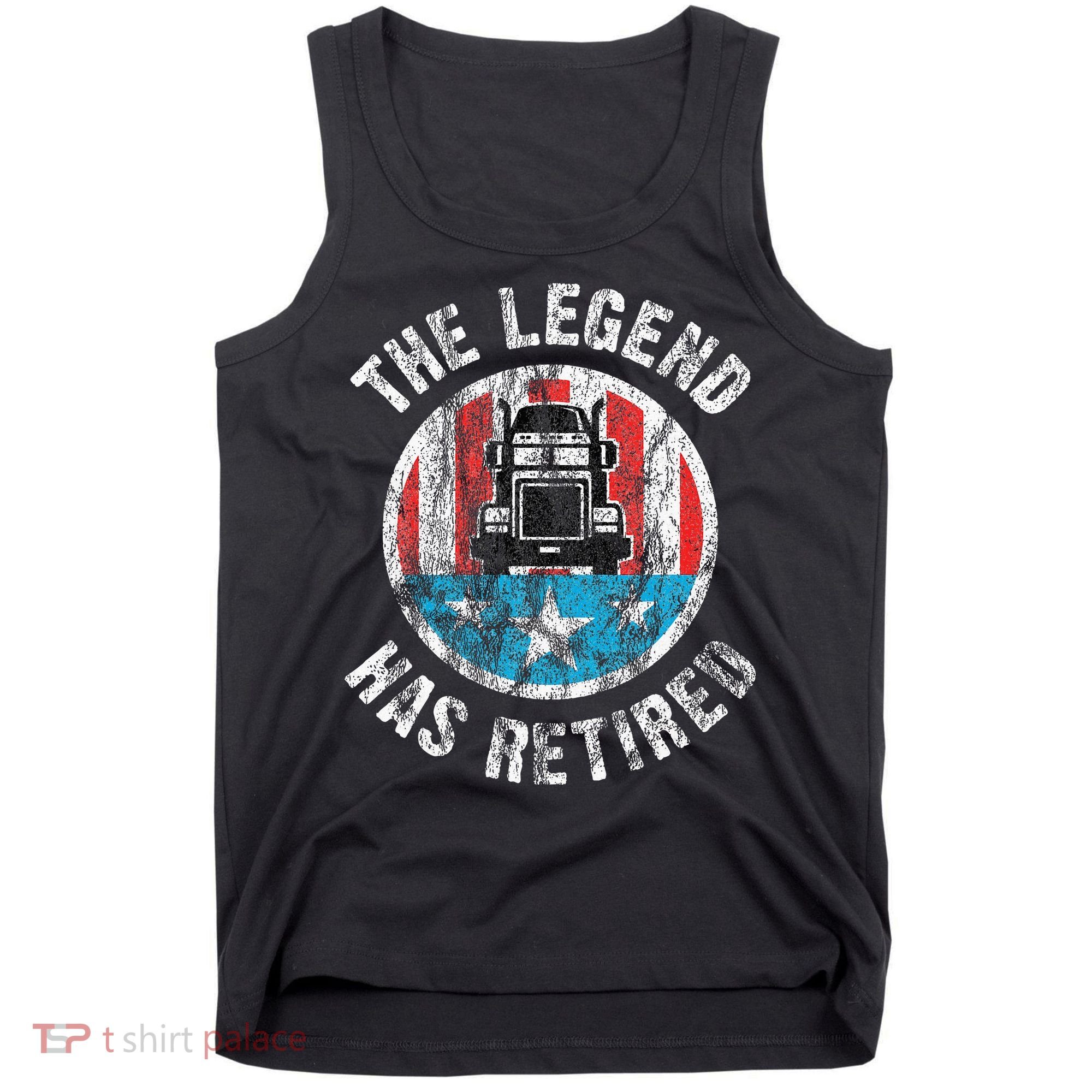 Truckers Truck Driver Retirement Tank Top