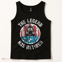 Truckers Truck Driver Retirement Tank Top thumb 2