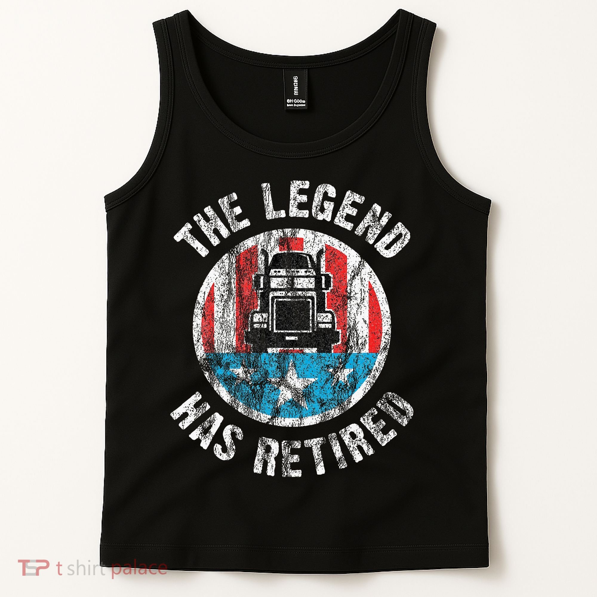Truckers Truck Driver Retirement Tank Top