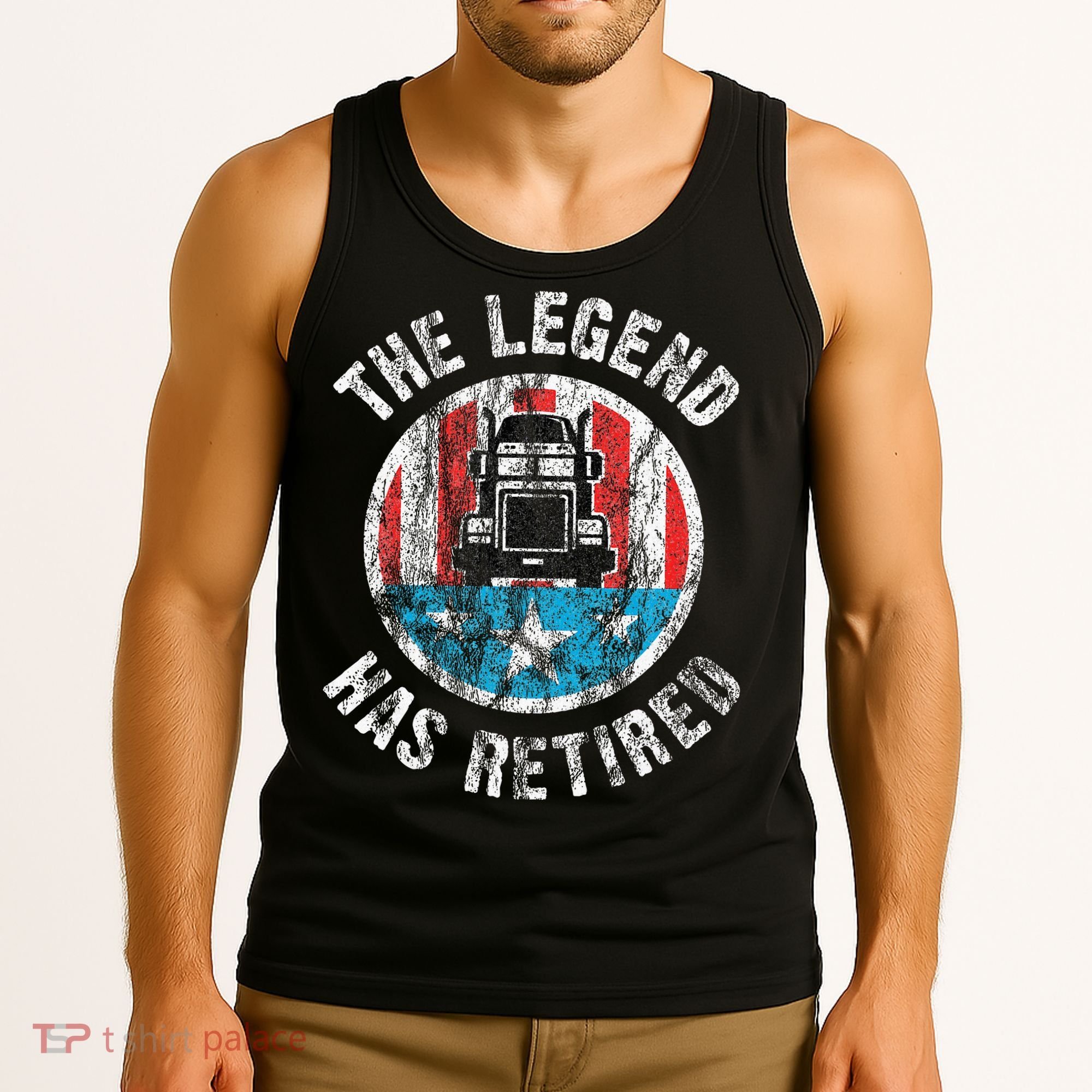 Truckers Truck Driver Retirement Tank Top