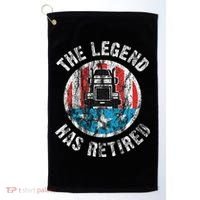 Truckers Truck Driver Retirement Golf Towel thumb 0