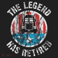 Truckers Truck Driver Retirement Golf Towel thumb 3