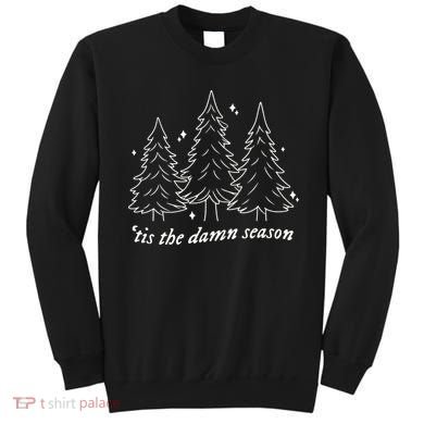 Tis The Damn Season Christmas Tree Sweatshirt