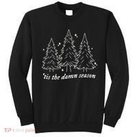 Tis The Damn Season Christmas Tree Sweatshirt thumb 0
