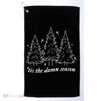 Tis The Damn Season Christmas Tree Golf Towel thumb 0
