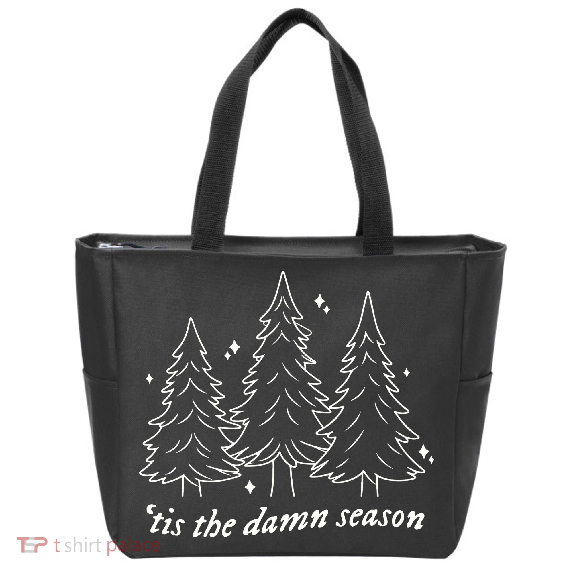 Tis The Damn Season Christmas Tree Tote Bag