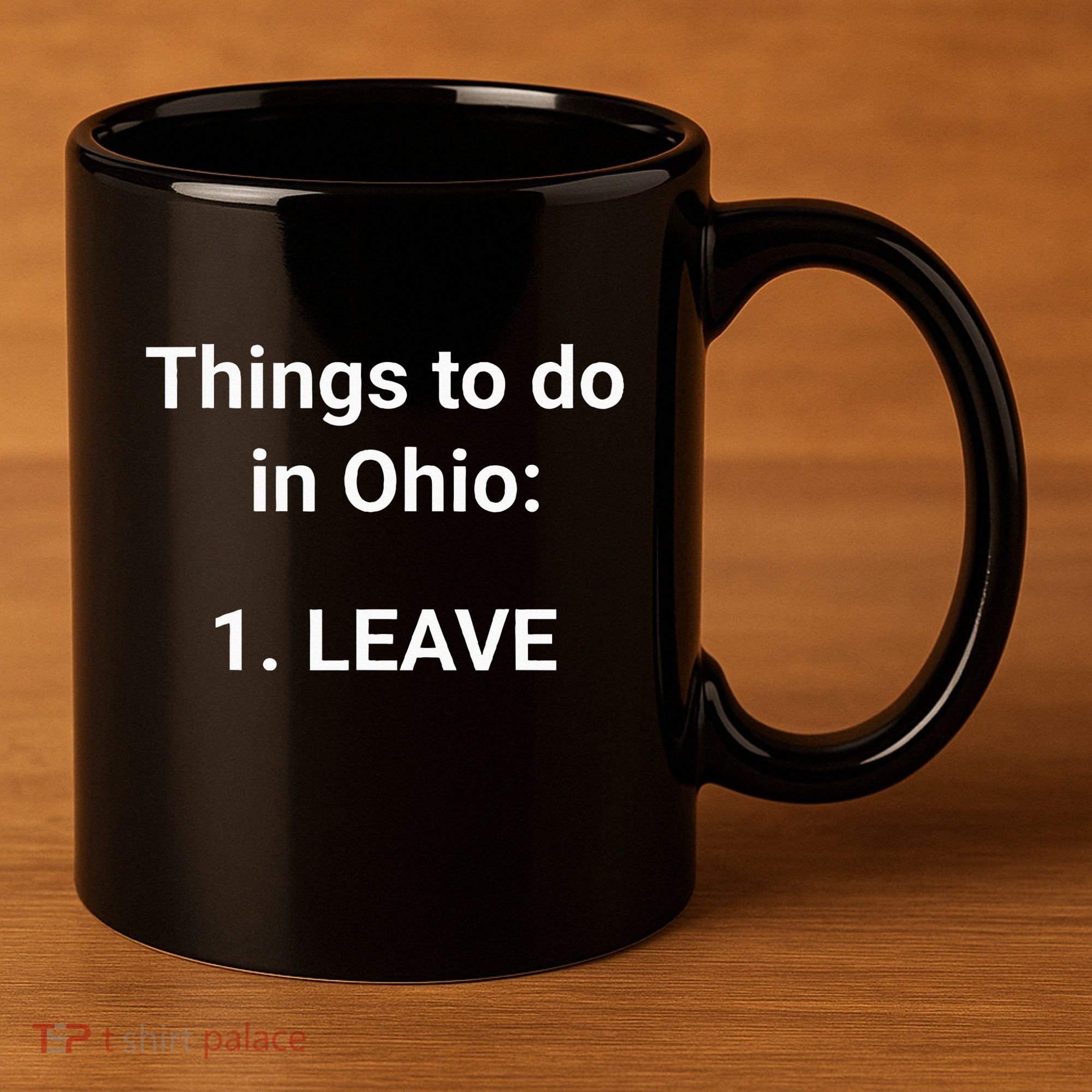 Things To Do In Ohio Leave Funny Ohio Memes 11oz C Handle Ceramic Mug