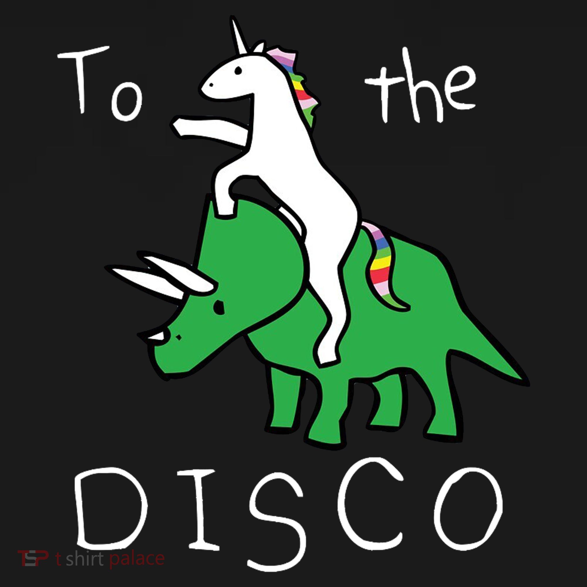 To The Disco Magical Unicorn Dinosaur Retro 80s Party Women's Hoodie