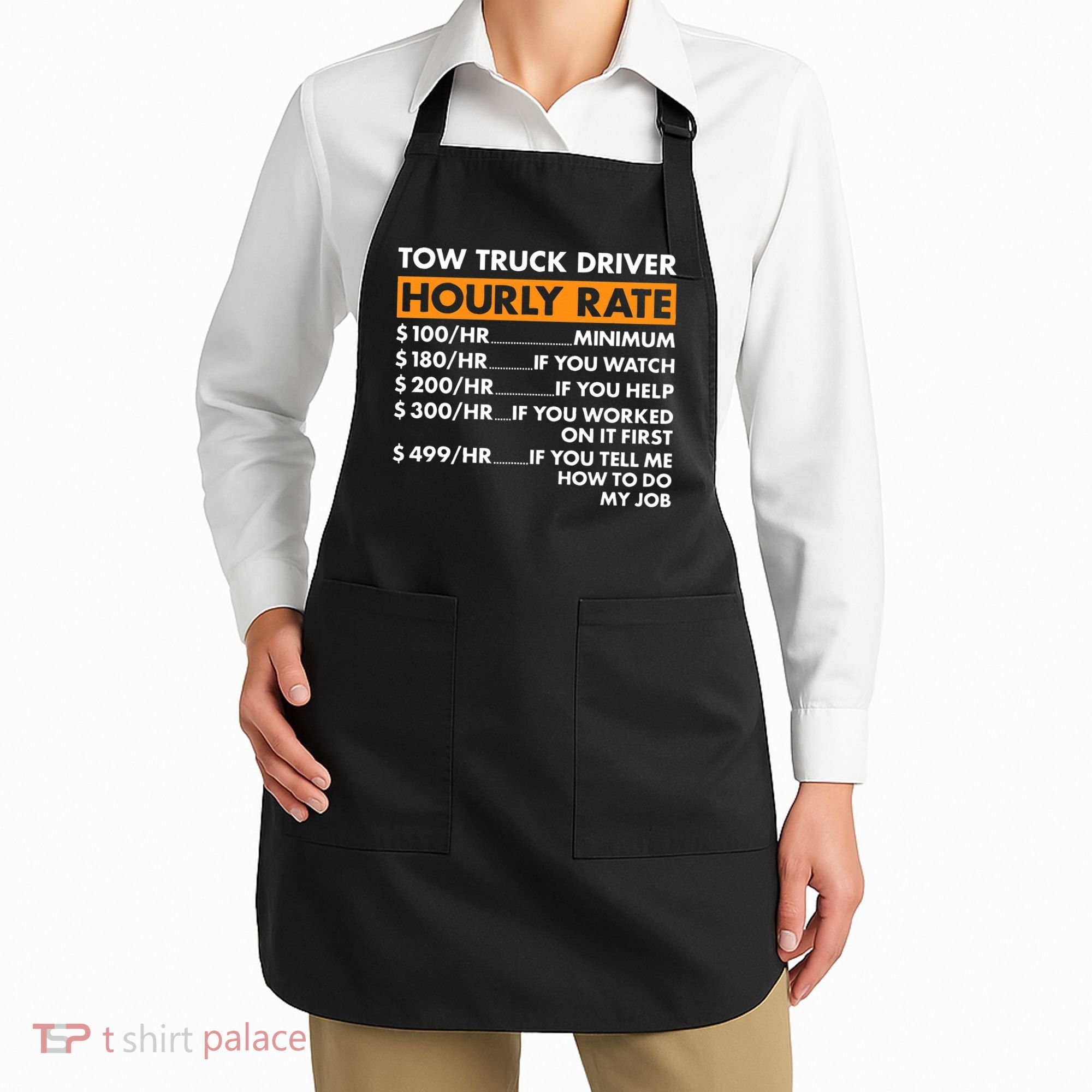 Tow Truck Driver Hourly Rate Tow Truck Operator Apron