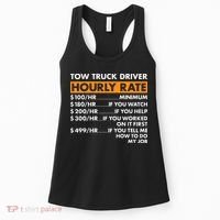 Tow Truck Driver Hourly Rate Tow Truck Operator Women's Tank Top thumb 0