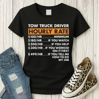 Tow Truck Driver Hourly Rate Tow Truck Operator Women's T-Shirt thumb 3