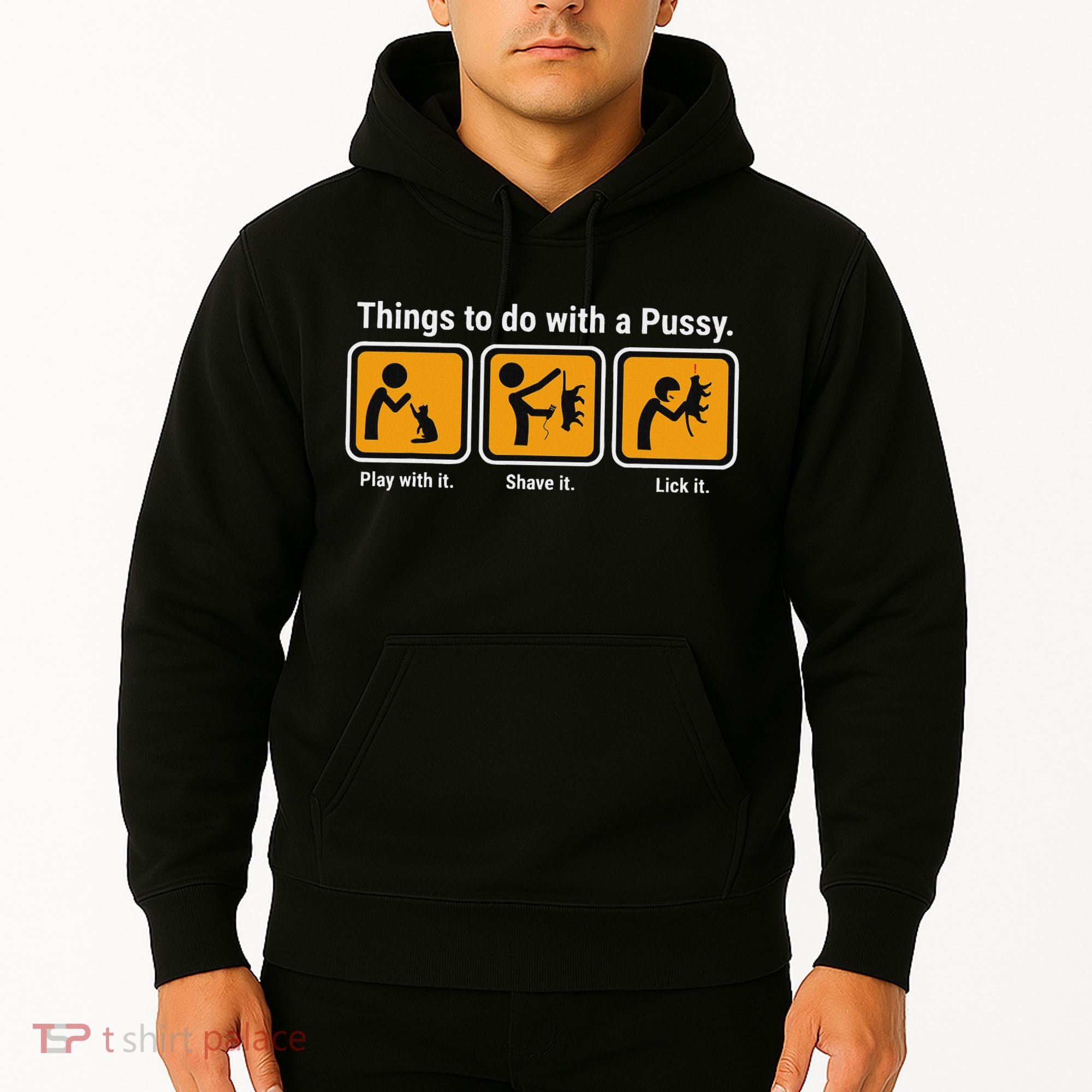 Things To Do With A Pussy Cat Graphic Hoodie