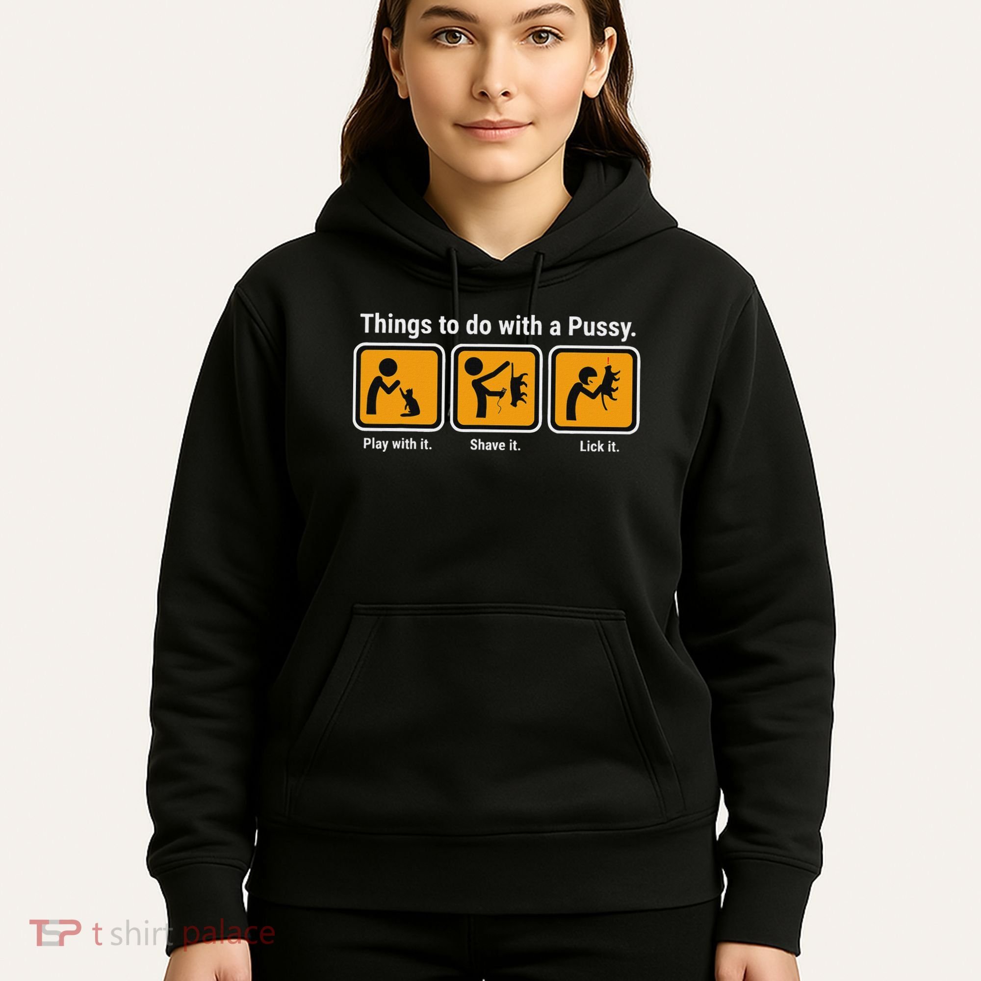 Things To Do With A Pussy Cat Graphic Hoodie