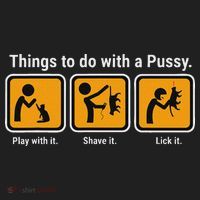Things To Do With A Pussy Cat Graphic Beanie thumb 2