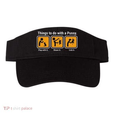 Things To Do With A Pussy Cat Graphic Visor