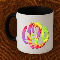 Trippy Tie Dye 4 20 Four Twenty Coffee Mug thumb 2