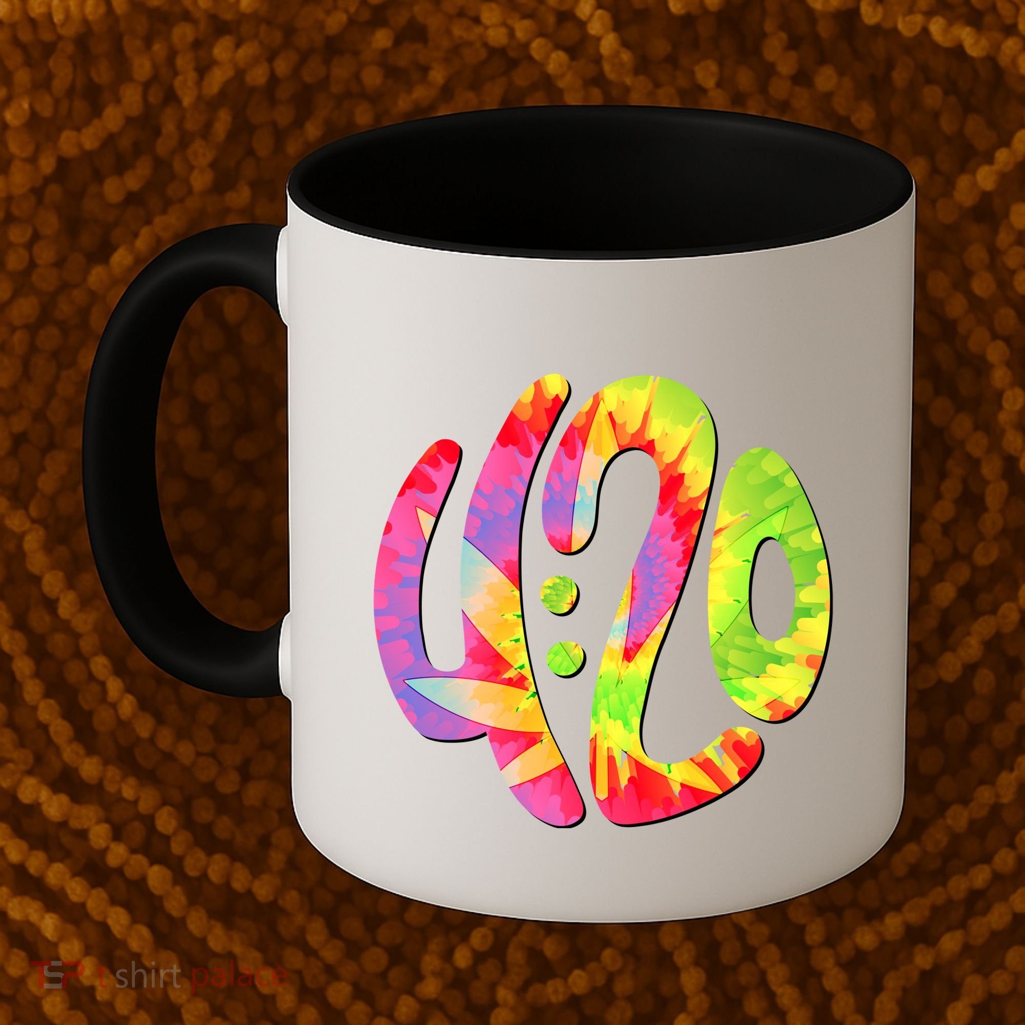 Trippy Tie Dye 4 20 Four Twenty Coffee Mug