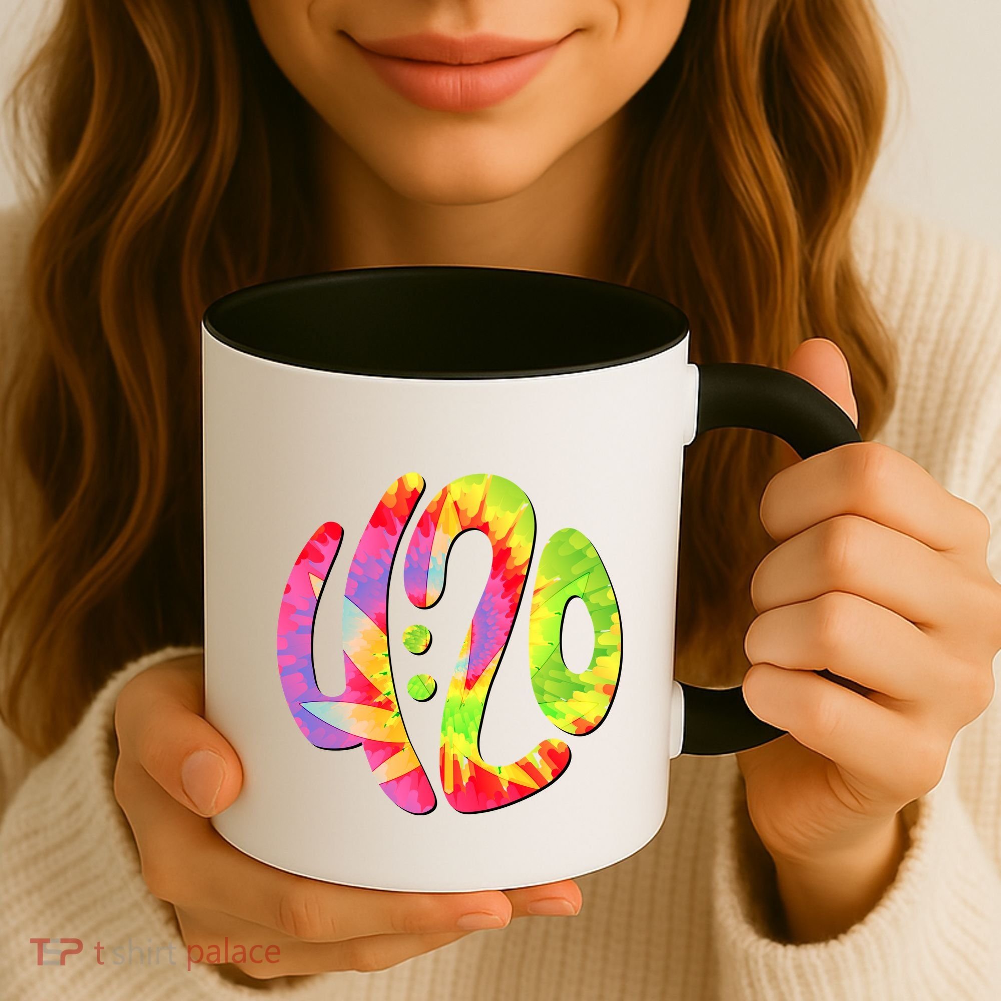 Trippy Tie Dye 4 20 Four Twenty Coffee Mug