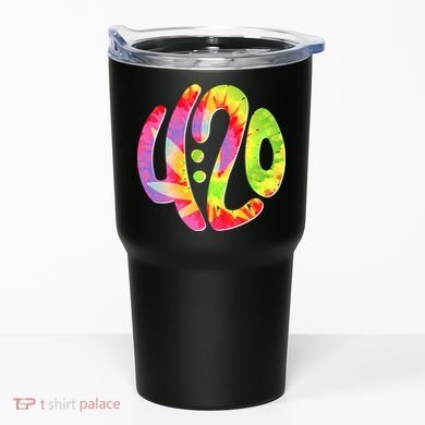 Trippy Tie Dye 4 20 Four Twenty Tumbler