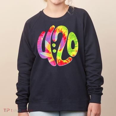 Trippy Tie Dye 4 20 Four Twenty Women's Sweatshirt