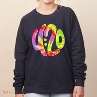 Trippy Tie Dye 4 20 Four Twenty Women's Sweatshirt thumb 0