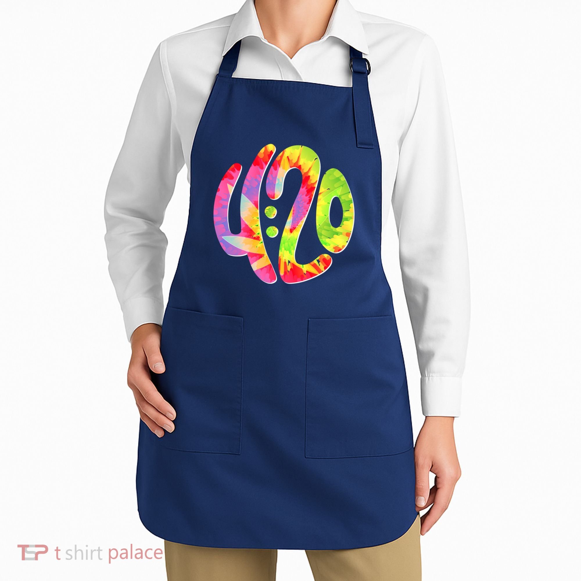 Trippy Tie Dye 4 20 Four Twenty Apron