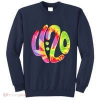 Trippy Tie Dye 4 20 Four Twenty Sweatshirt thumb 0